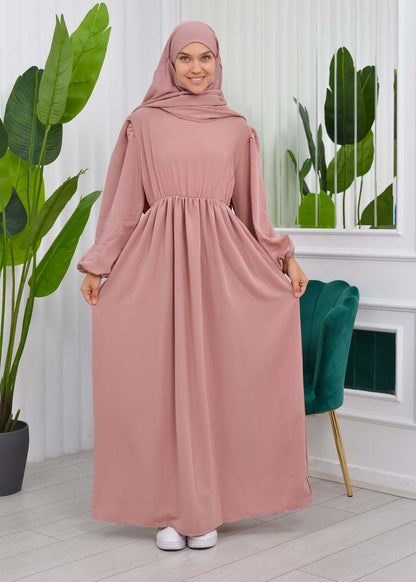 Muslim Hijab Dress set 2 Pieces 829 - Puder