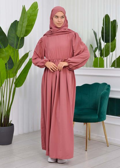 Muslim Hijab Dress set 2 Pieces 829 - Hellrosa