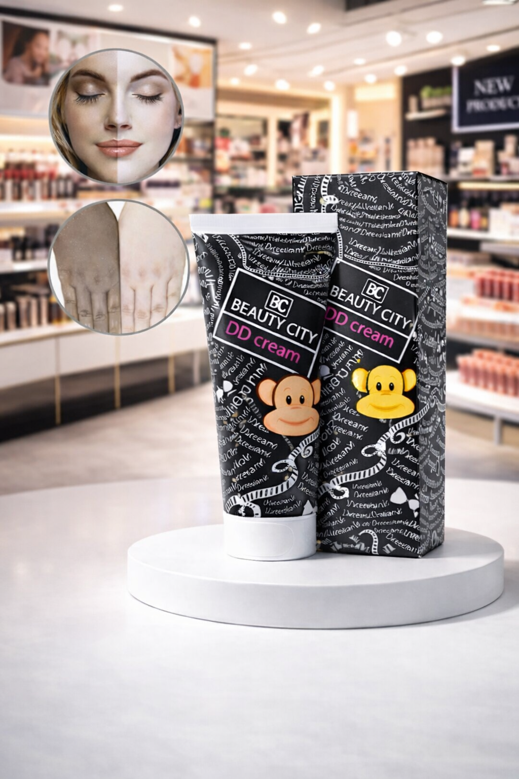 DD-Creme zur Hautaufhellung und für empfindliche Bereiche 8051