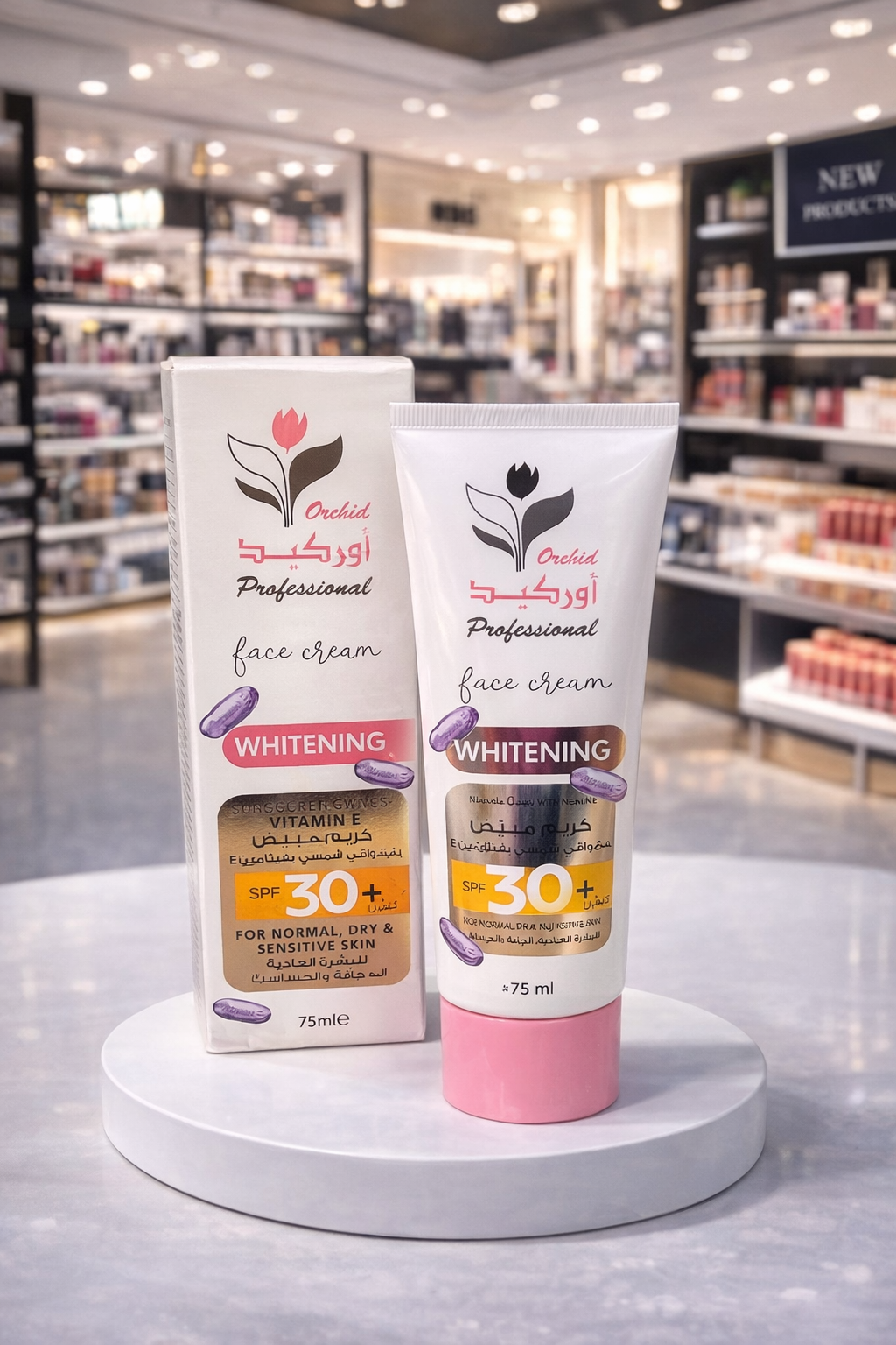 Orchid Whitening- und Sonnencreme mit Vitamin E 8050
