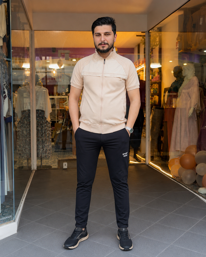 2202  بيجاما رجالي SPORT - Beige