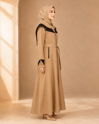 1245 مانطو السفير - Beige