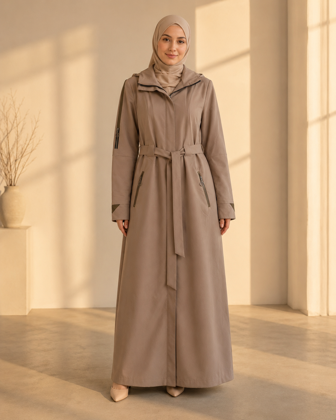 1250  مانطو براشوت - Beige
