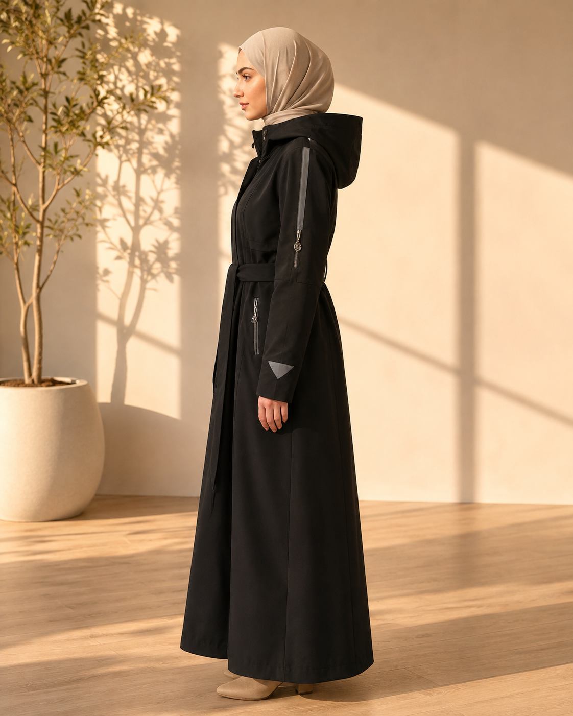 1250  مانطو براشوت - Schwarz