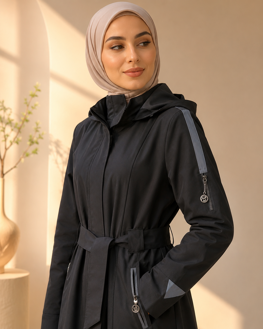 1250  مانطو براشوت - Schwarz