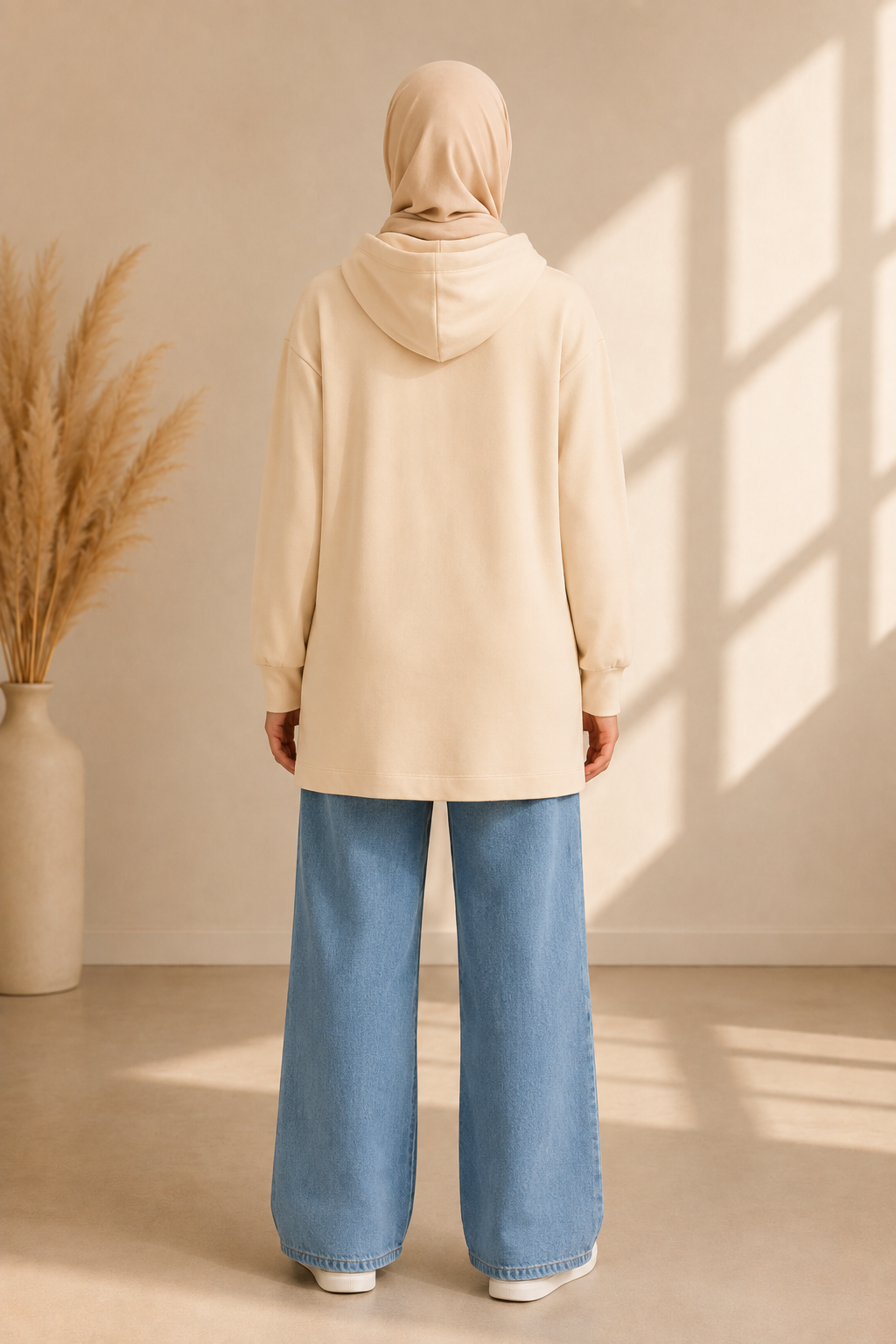 4309 طقم طلعة الو - Beige