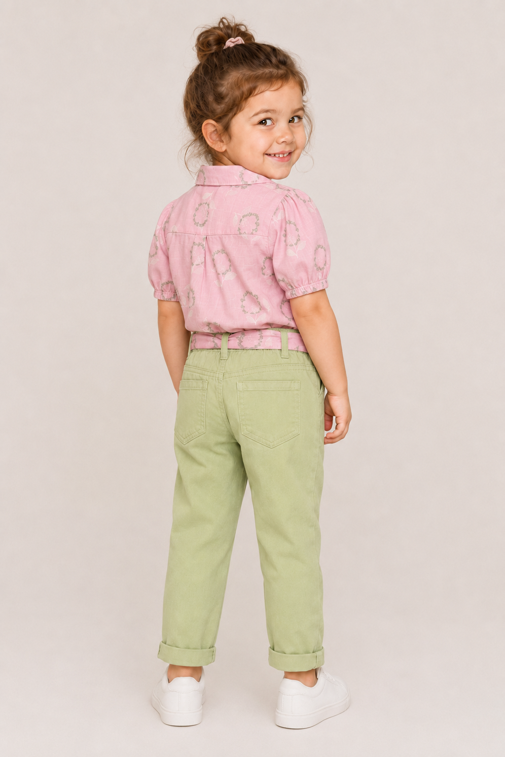 3758  طقم بناتي إيمي - Rosa