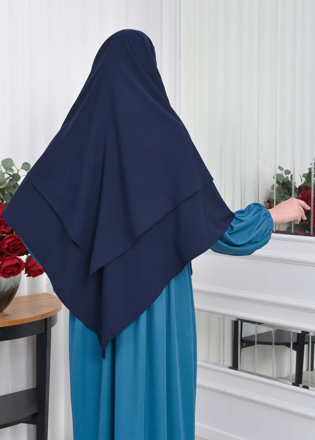 Casual Hijab Dress Suit 2 Pieces 828 - Türkis