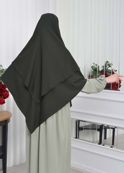 Casual Hijab Dress Suit 2 Pieces 828 - Mint