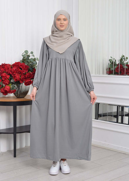 Casual Hijab Dress Suit 2 Pieces 828 - Anthrazit