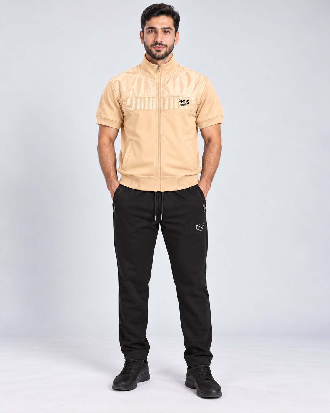 2201  بيجاما رجالي PROS - Beige