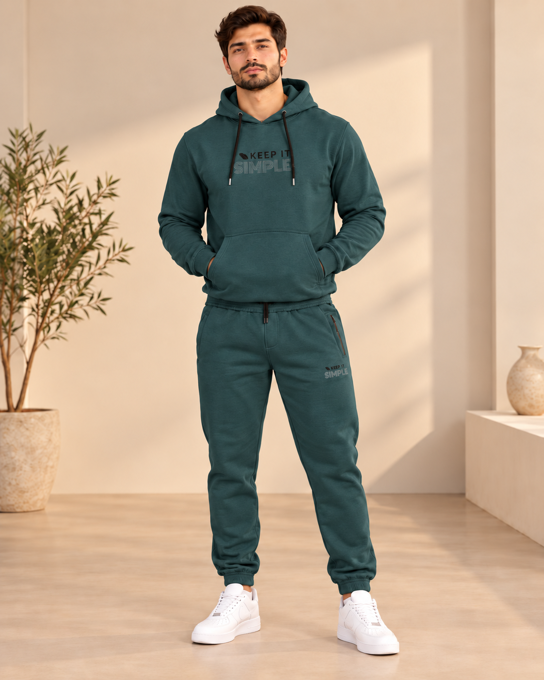 2217 بيجمة رجالي - Khaki