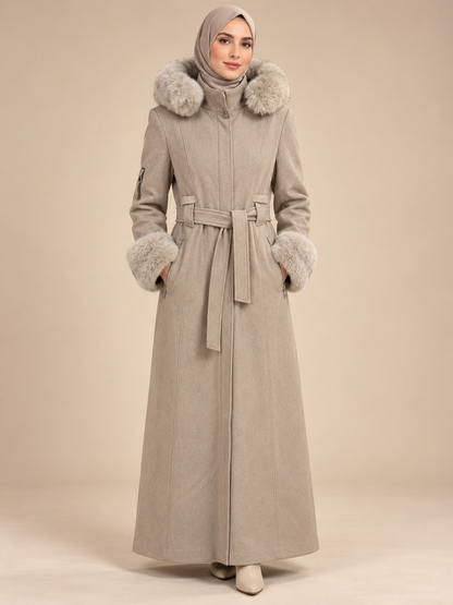 1402 مانطو شتوي - Beige