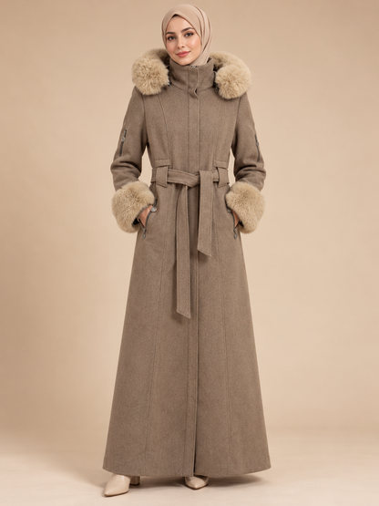 1402 مانطو شتوي - Beige