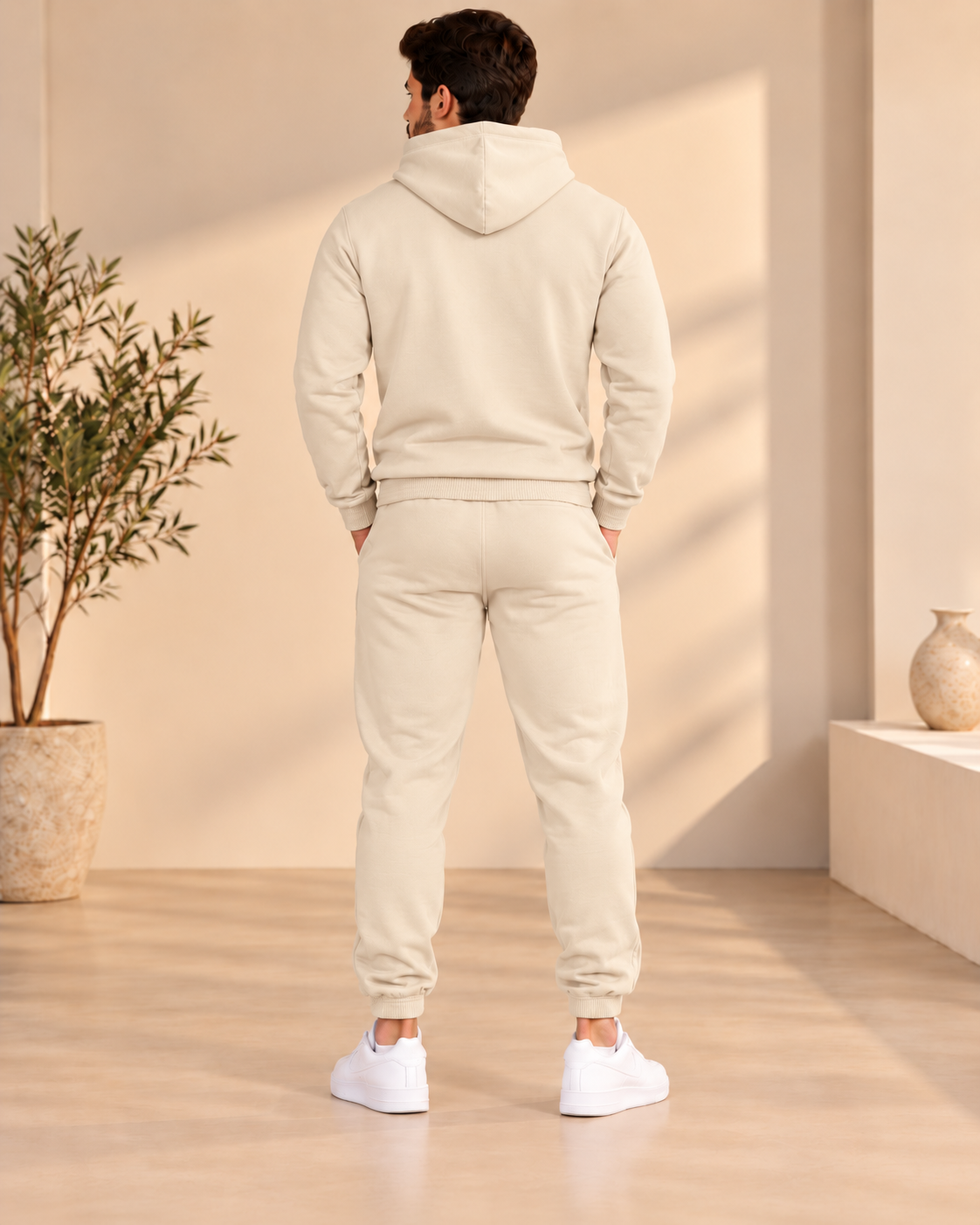 2217 بيجمة رجالي - Beige