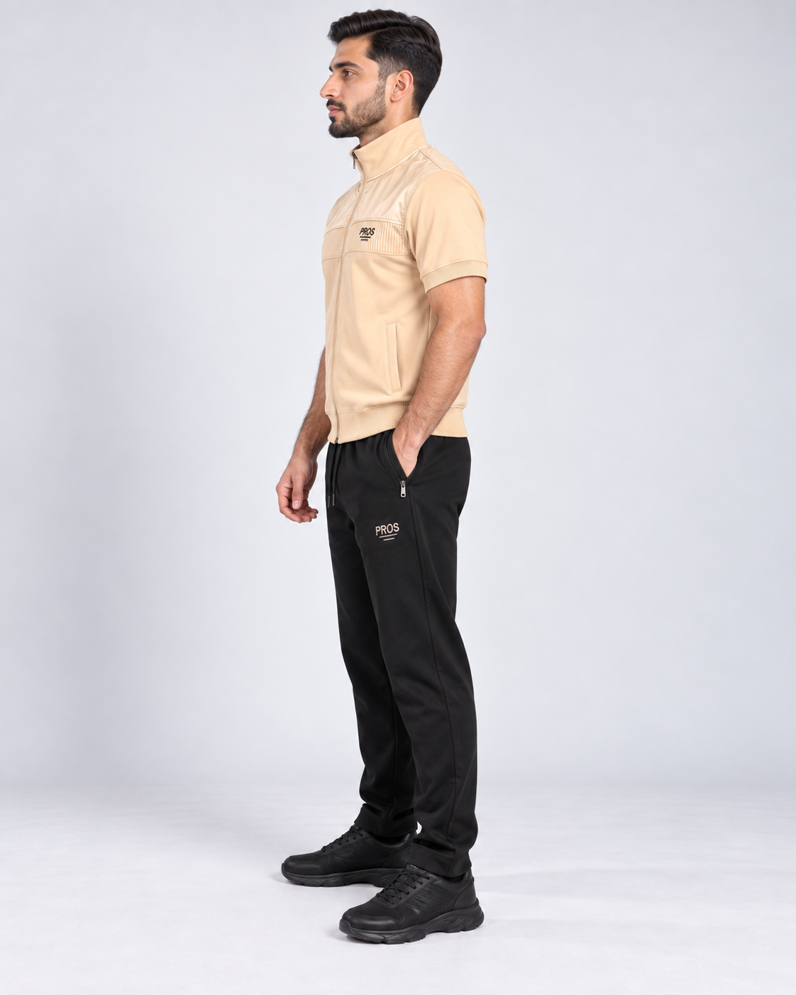 2201  بيجاما رجالي PROS - Beige