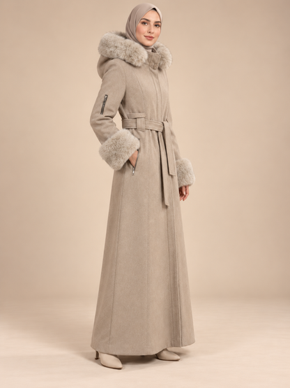 1402 مانطو شتوي - Beige