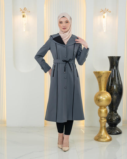 1243  ترانشكوت قبة و نص - Grau