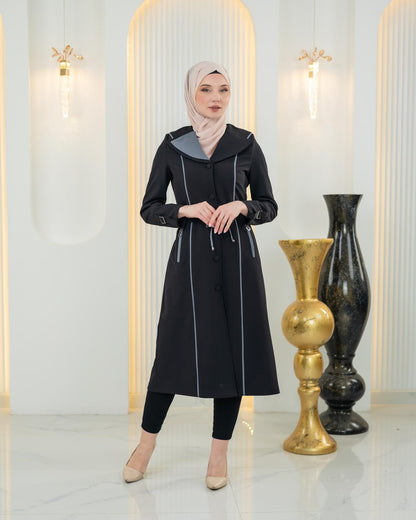 1243  ترانشكوت قبة و نص - Schwarz