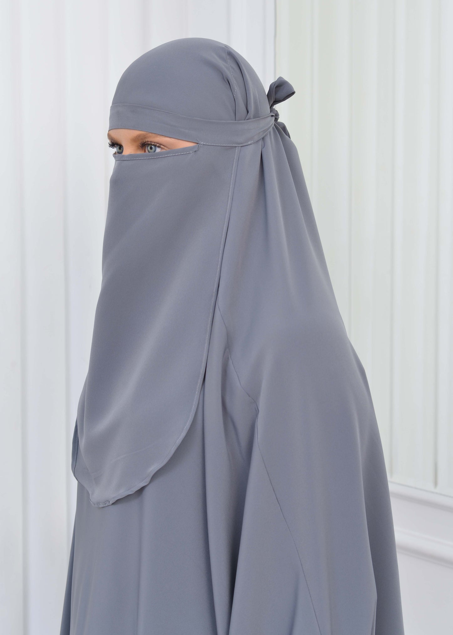 ISLAMIC WEARING Hijab 2Pieces Madine LIGRA Sleeve 822 - Anthrazit
