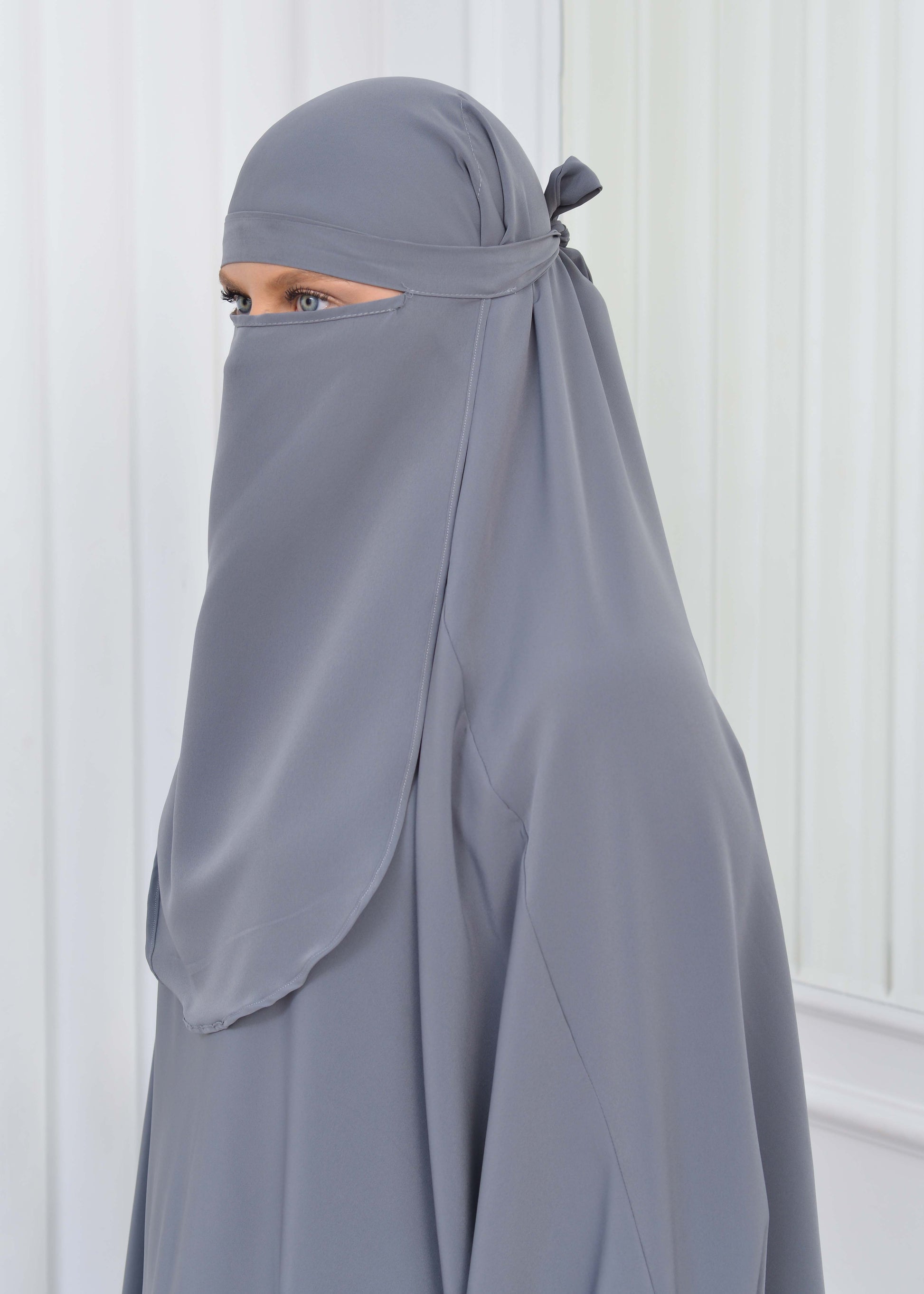 ISLAMIC WEARING Hijab 2Pieces Madine LIGRA Sleeve 822 - Anthrazit