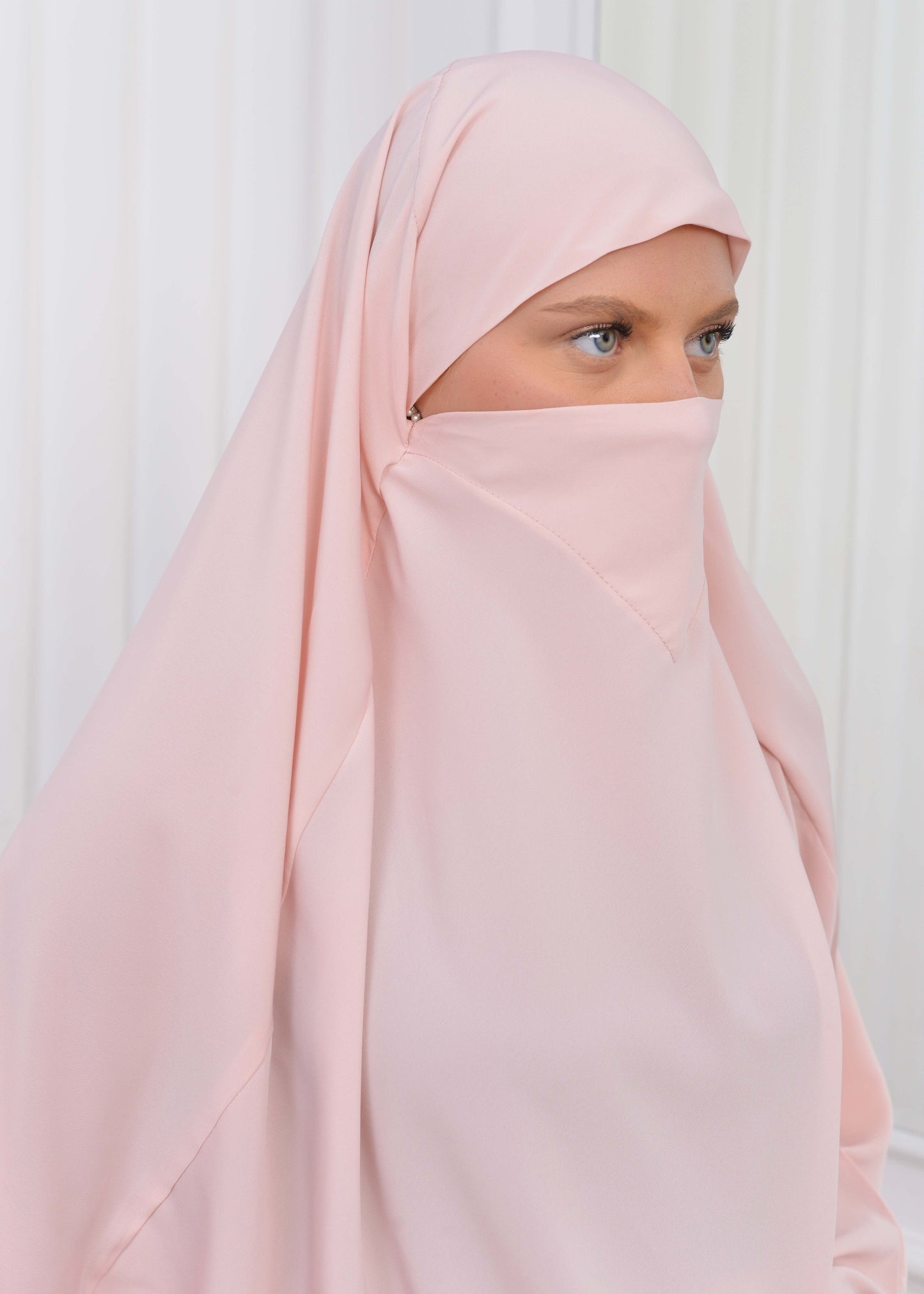 ISLAMIC WEARING Hijab 2Pieces Madine LIGRA Sleeve 822 - Lachs