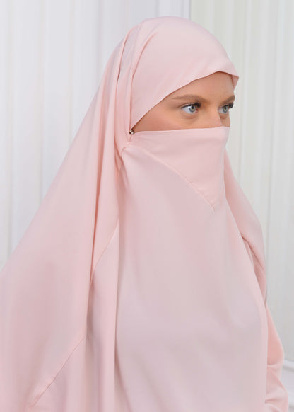 ISLAMIC WEARING Hijab 2Pieces Madine LIGRA Sleeve 822 - Lachs