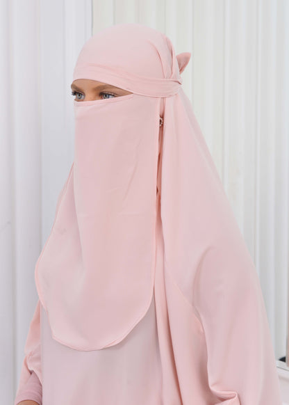 ISLAMIC WEARING Hijab 2Pieces Madine LIGRA Sleeve 822 - Lachs